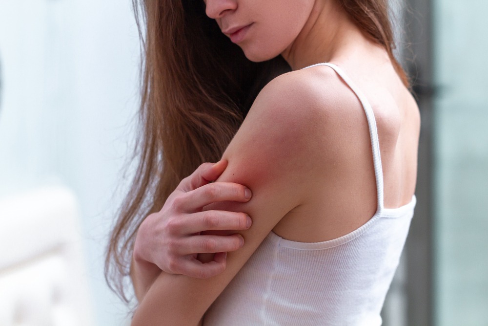 Psoriasis causes outbreaks of plaques on certain parts of the skin.